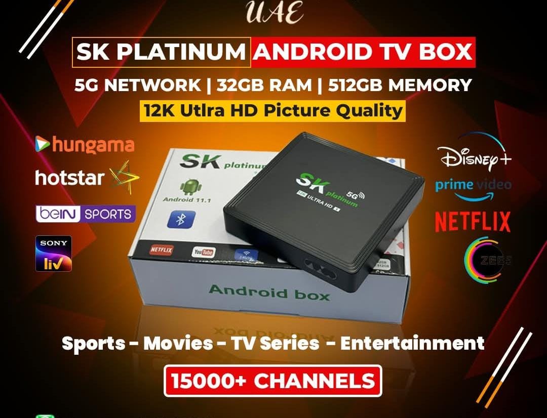 SK PLATINUM tv box 5G